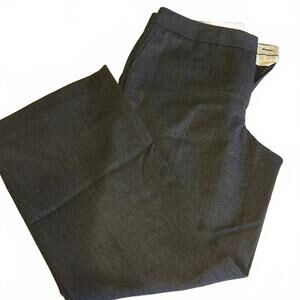 Vintage Petite Sophisticate gray fully lined wool trousers